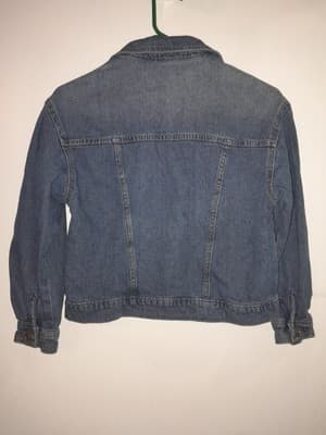 Jean Jacket DYI READY Girls Large 10/12 Wonder Nation Blue Denim Rodeo Time - Thumbnail 6