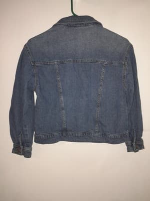 Jean Jacket DYI READY Girls Large 10/12 Wonder Nation Blue Denim Rodeo Time - Thumbnail 5