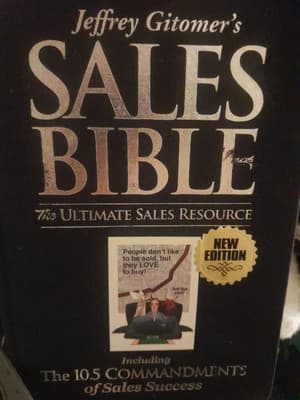 Jeffrey Gitomer The SALES BIBLE Including The 10.5 Commandments of Sales Success - Image 1