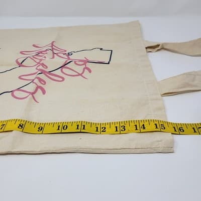 Caso Cerrado Canvas Tote Bag Los Angeles California Reusable Shopper 15x15 - Thumbnail 7