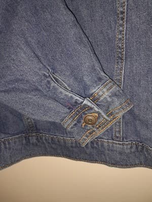 Jean Jacket DYI READY Girls Large 10/12 Wonder Nation Blue Denim Rodeo Time - Thumbnail 7