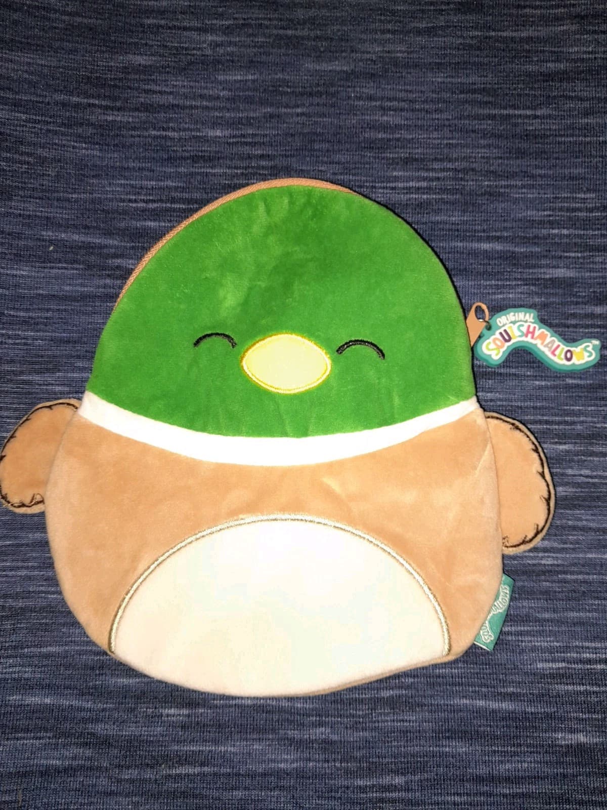 Original Squishmallows Avery the Mallard Duck & Cam the Cat Pencil Zipper Pouch - Thumbnail 2