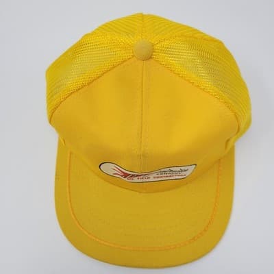 Vintage JET Construction Company Oil Field Contractors Snapback Trucker Hat Made - Thumbnail 6