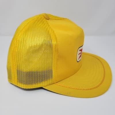 Vintage JET Construction Company Oil Field Contractors Snapback Trucker Hat Made - Thumbnail 3