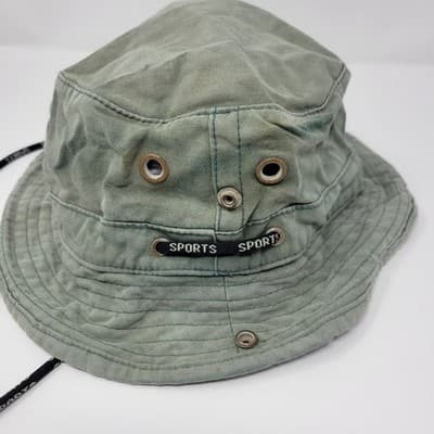 St Maarten Boating Fishing Hat Bucket Style Island Travel Outdoor Green Party - Thumbnail 5
