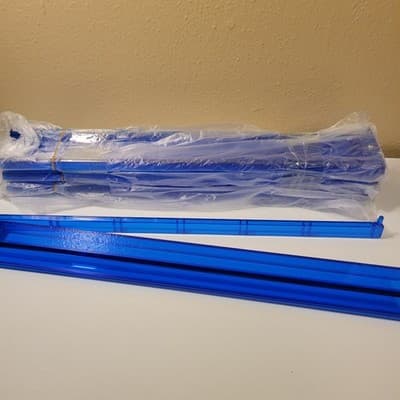 Mahjong All In One Rack & Pusher Set of 4 Cobalt Blue Rare Color - Image 1