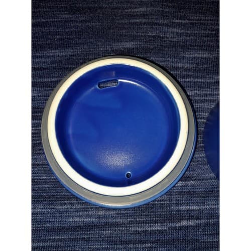 Super Mama Blue Stoneware Travel Mug Tumbler w/ Matching Lid Opalhouse - Thumbnail 6