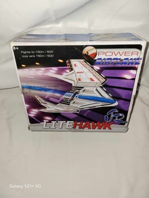 LiteHawk Jr. Power Airplane Glider In Box - Thumbnail 9
