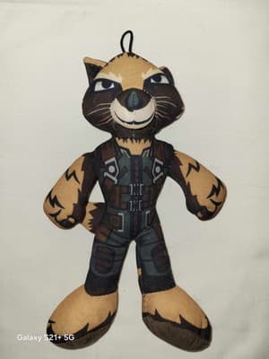 Marvel The Avengers Endgame Plush Rocket Raccoon Toy Plush Licensed 9” - Image 1