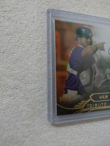 2014 Topps Tribute Traditions Autographs Orange/40 #TT-WR Wilin Rosario Auto - Thumbnail 3