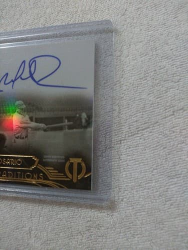 2014 Topps Tribute Traditions Autographs Orange/40 #TT-WR Wilin Rosario Auto - Thumbnail 2