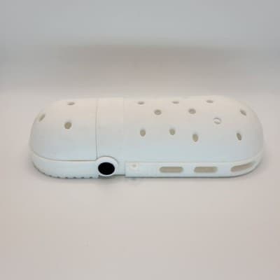 Art 101 Charm Pencil Pouch Silicone Shoe Style Case White Organize - Image 1
