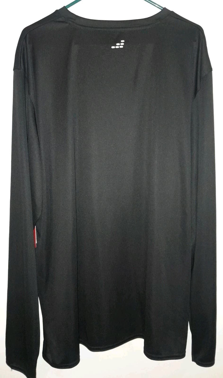 BCG Long Sleeve Activewear T Shirt Men’s 3XL XXXL Black Crewneck Lightweight - Thumbnail 7