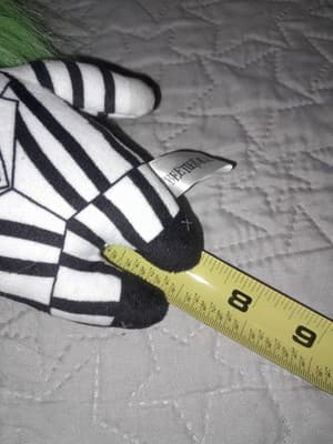 Beetlejuice The Mischievous 7" Plush Phunny Figure Striped Tuxedo Kidrobot - Thumbnail 7