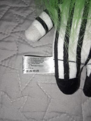 Beetlejuice The Mischievous 7" Plush Phunny Figure Striped Tuxedo Kidrobot - Thumbnail 5