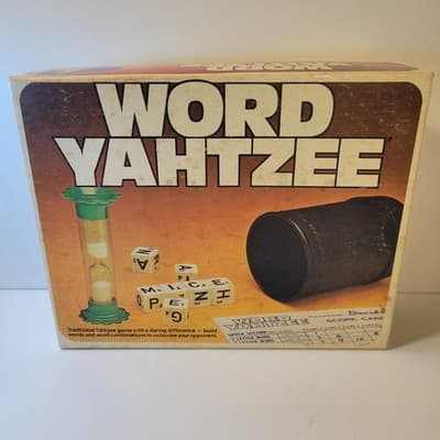 Vtg 1978 Word Yahtzee Game by Milton Bradley Complete Dice Timer Instructions - Thumbnail 5