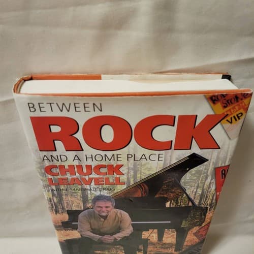 Between Rock and a Home Place by Chuck Leavell Autobiography Hardcover Memoir - Thumbnail 2