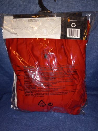 Full Length Red Hooded Cape Costume Adult One Size Rubies Made In The USA - Thumbnail 3