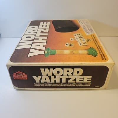 Vtg 1978 Word Yahtzee Game by Milton Bradley Complete Dice Timer Instructions - Thumbnail 8