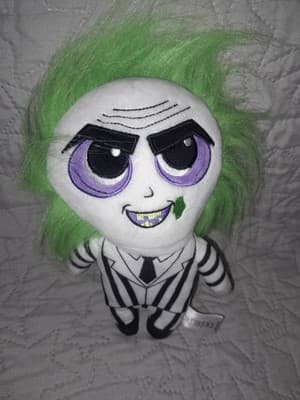 Beetlejuice The Mischievous 7" Plush Phunny Figure Striped Tuxedo Kidrobot - Thumbnail 2
