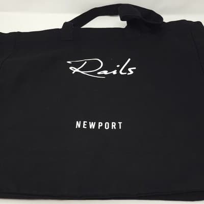 Donald J Pliner Newport Black Tote Bag Reusable Shopping Carry Bag - Thumbnail 4