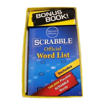 Scrabble Official Word List Merriam Webster Bonus Book 100,000 Words - Image 1