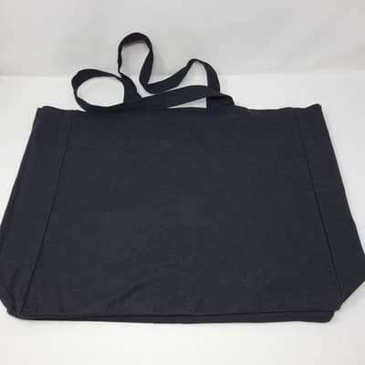 Donald J Pliner Newport Black Tote Bag Reusable Shopping Carry Bag - Thumbnail 6