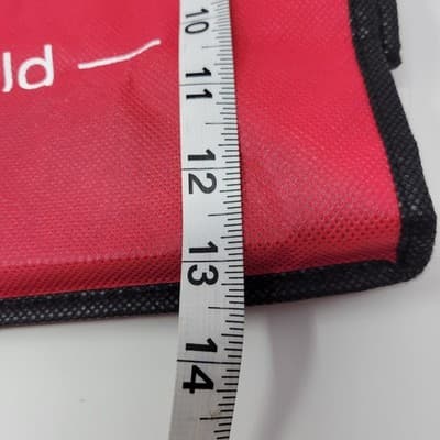 SEW EURODRIVE Reusable Tote Bag Red Black Recyclable Grocery Shopping Bag - Thumbnail 9