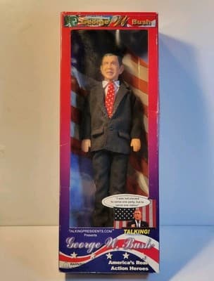 Talking Presidents Doll George W Bush America's Real Action Heroes - Thumbnail 2