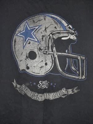 Dallas Cowboys Authentic T-shirt Double Sided Print Mens XL Distressed - Thumbnail 4