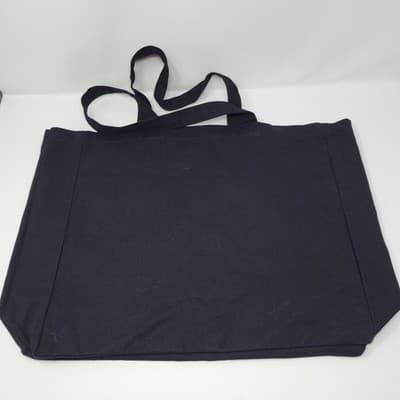 Donald J Pliner Newport Black Tote Bag Reusable Shopping Carry Bag - Thumbnail 7