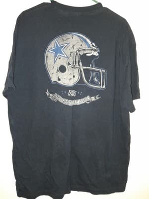 Dallas Cowboys Authentic T-shirt Double Sided Print Mens XL Distressed - Thumbnail 3