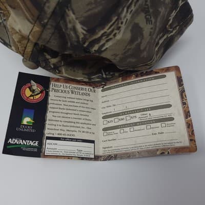 Drake Waterfowl Advantage Camo Hat Strapback AGC Duck Hunting Cap OSFA - Thumbnail 10