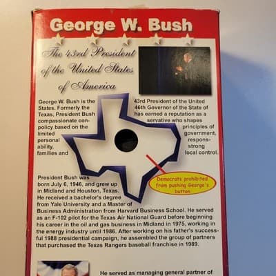 Talking Presidents Doll George W Bush America's Real Action Heroes - Thumbnail 9