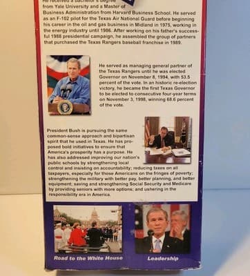Talking Presidents Doll George W Bush America's Real Action Heroes - Thumbnail 10