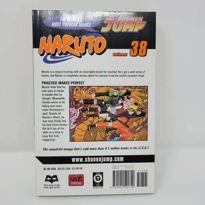 NARUTO Manga Vol 38 English Shonen Jump Anime Graphic Novel Book - Thumbnail 3