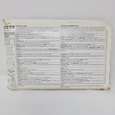 Simplicity 0550 4627 Winnie Pooh Baby Nursery Crib Classic Disney pattern UNCUT - Thumbnail 7