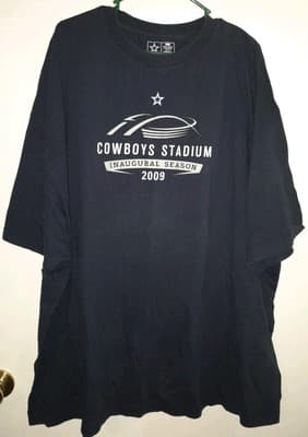 Dallas Cowboys Stadium Inaugural Season 2009 Commerative Tshirt Size 3XL - Image 1