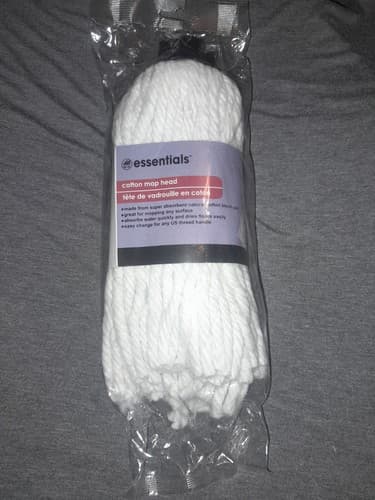 Essentials Cotton Mop Head Fits Any US Threaded handle Brand New - Image 1