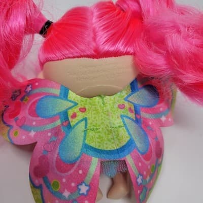 DISTROLLER Cheekie Fairy Lob Doll Chiquity Boom Town Pink Hair Wings Toy RARE - Thumbnail 6