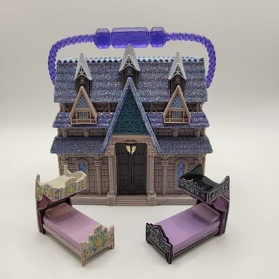 DISNEY Store Animators' Collection Littles Frozen ARENDELLE CASTLE Playset Beds - Thumbnail 2