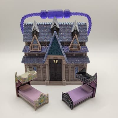 DISNEY Store Animators' Collection Littles Frozen ARENDELLE CASTLE Playset Beds - Thumbnail 3