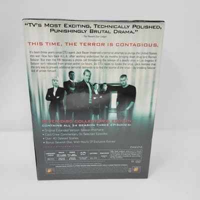 24 Season 2 DVD 7 Disc Collector Edition Kiefer Sutherland NEW SEALED - Thumbnail 9