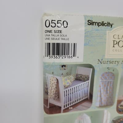 Simplicity 0550 4627 Winnie Pooh Baby Nursery Crib Classic Disney pattern UNCUT - Thumbnail 3