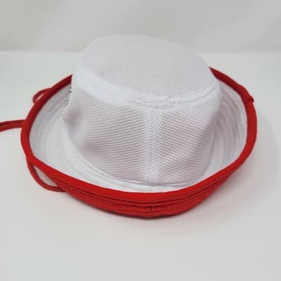 San Antonio Missions SA Logo Bucket Hat Red White MiLB Baseball Fan Hat - Thumbnail 4