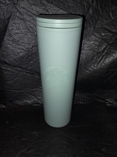 Starbucks Recycled Eco-friendly Matte Mint Green Tumbler Travel Mug 16 oz - Image 1