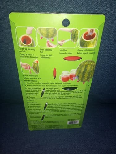 The Watermelon Tap 4 Pc Set by Good Cook Pro-Freshionals Portable Kitchen Tool - Thumbnail 2