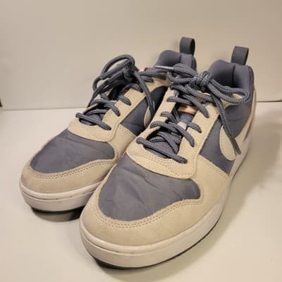 Nike Court Borough Low 2 SE Armory Blue Pink Women's 8 Suede Sneakers 861533-400 - Thumbnail 3
