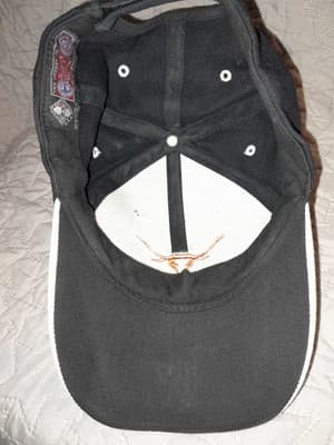 The Authentic University of Texas Longhorns Black & White Big T Hat Cap - Thumbnail 9