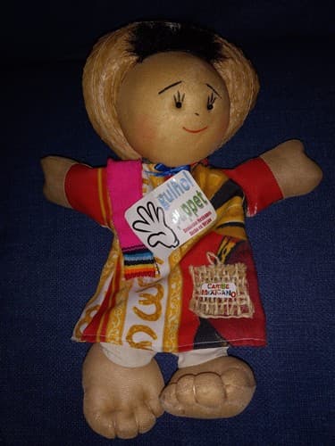 Guignol The Hand Puppet Made In Cancun Mexico Carbie Mexican Folklore NWT - Thumbnail 2